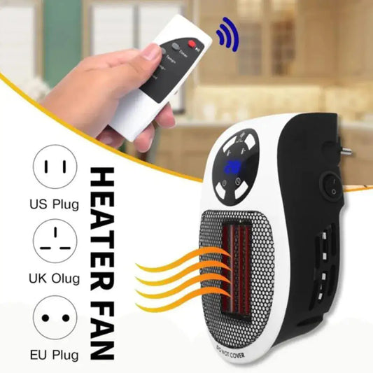 Compact Winter Warm Timing Mini Electric Heater: Perfect for Small Spaces